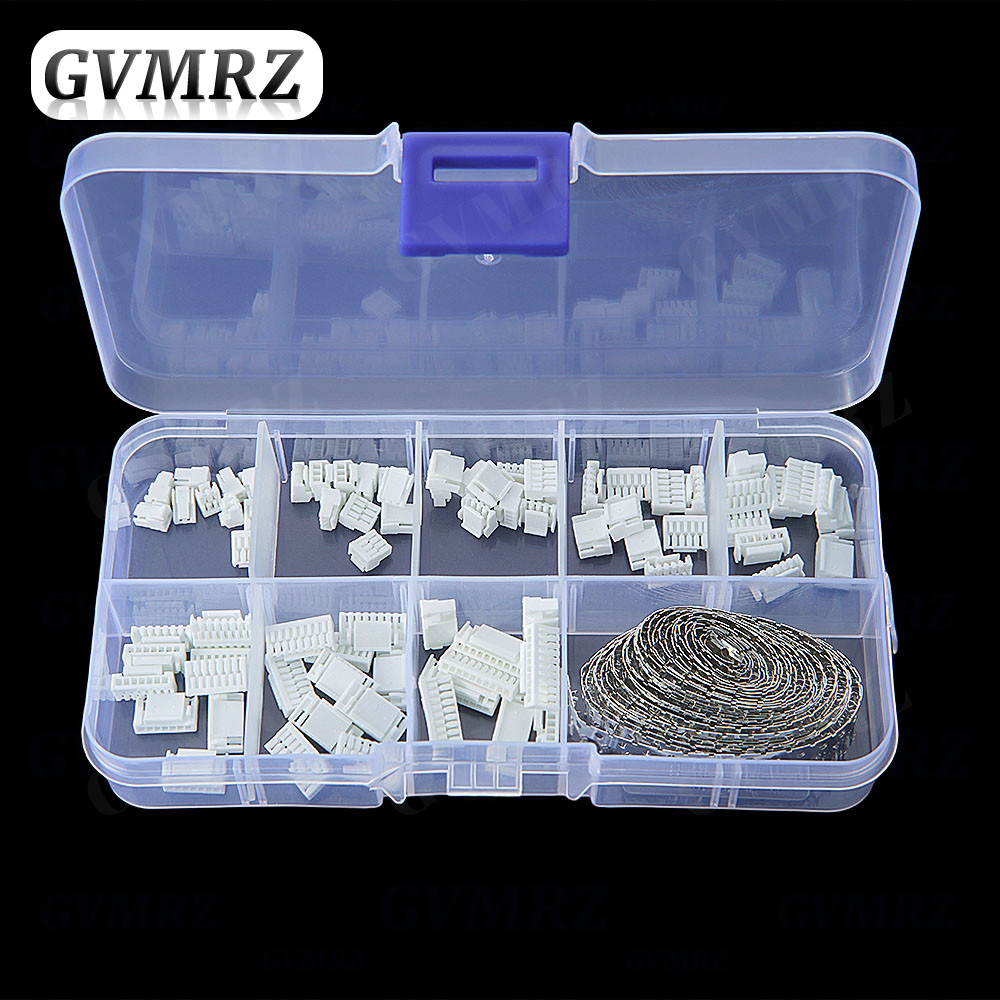 580PCS GH1.25/127 ตัวเชื่อมต่อและ Crimp Terminal ชุดตัวเชื่อมต่อปลั๊ก GH1.25 มม.Pitch สําหรับ Flight Controller 3D เครื่องพิมพ์