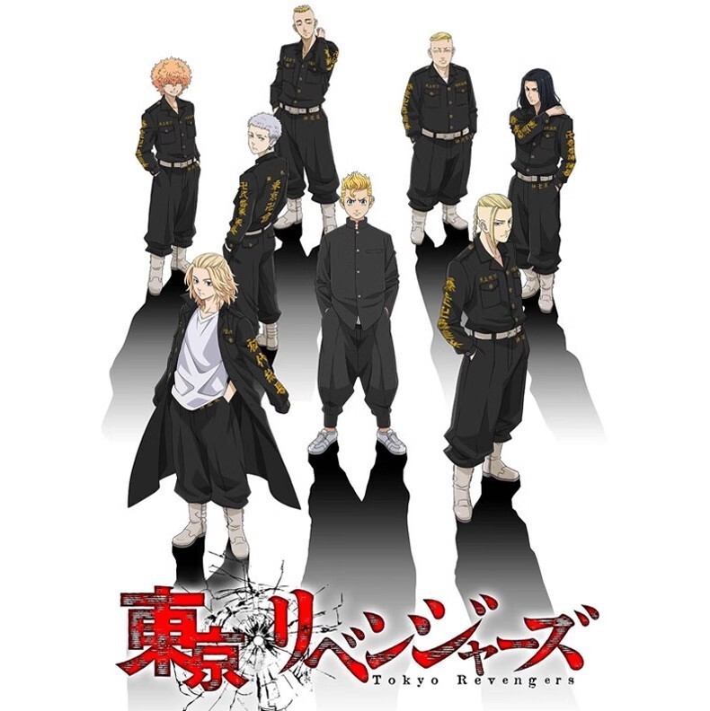 Tokyo Revengers คอสเพลย์ Keisuke Oda Manjiro ชุดทีม First Generation Leader ครบชุดรุ่นปัก