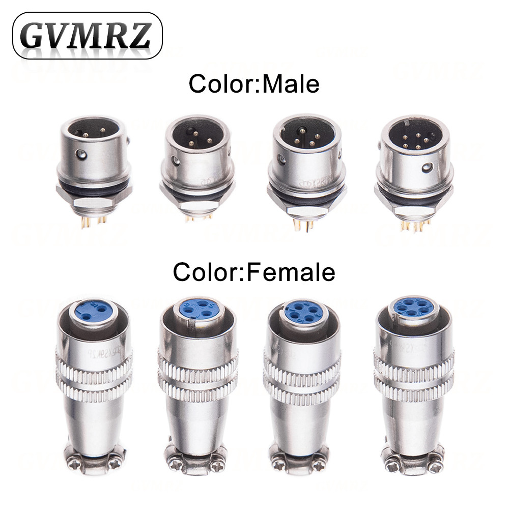 XS9 2PIN 3PIN 4PIN 5PIN 2P 3P 4P 5P Docking Aviation Plug Socket กันน้ํา Circular Connector 4P 5P