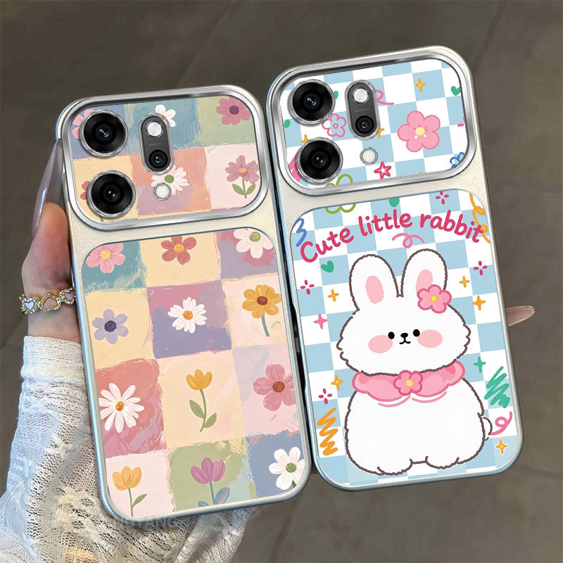 สําหรับ OPPO Reno 14 5G Reno 14 Pro 5G Reno 14F 5G ซิลิโคน high-end frosted หน้าต่างขนาดใหญ่เคสโทรศัพท์ความงามแบบเต็มหน้าจอรูปแบบน่ารักออกแบบใหม่