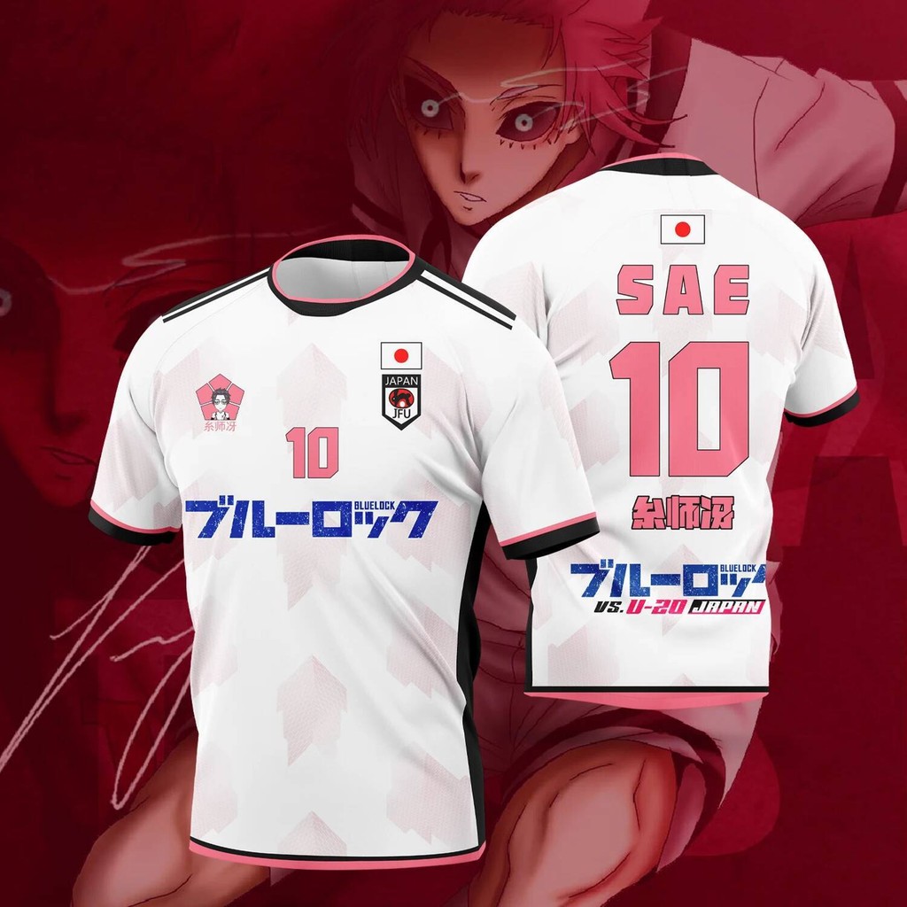 เสื้อ.Blue.Lock.Anime.ญี่ปุ่น.ลาย.Rin.Itoshi.และ.Sae.สำหรับ.ผู้ชาย.และ.ผู้หญิง.ฤดูร้อน.สวมใส่ง่าย.แล