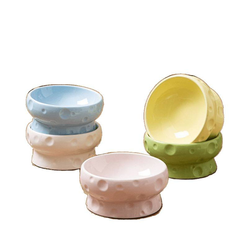 Cat Bowl Cat Cat Food Food Bowl Bowl Grain Foot Bowl Water Bowl การป้องกันกระดูกสันหลังส่วนคอกับการ