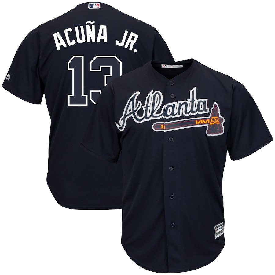 Professional Baseball Braves Atlanta Braves Acuna Acuña jerseys