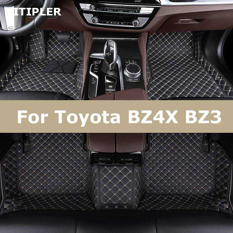 TITIPLER Custom รถสําหรับ Toyota BZ4X BZ3 Auto พรมเท้า Coche อุปกรณ์เสริม