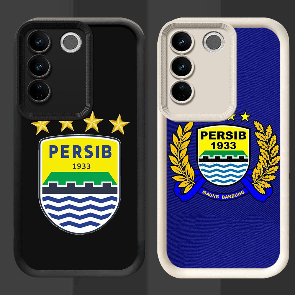 R7 Persib Casing สําหรับ VIVO V29E Y81 Y81s V29 Pro Y100 สีดําและสีขาว