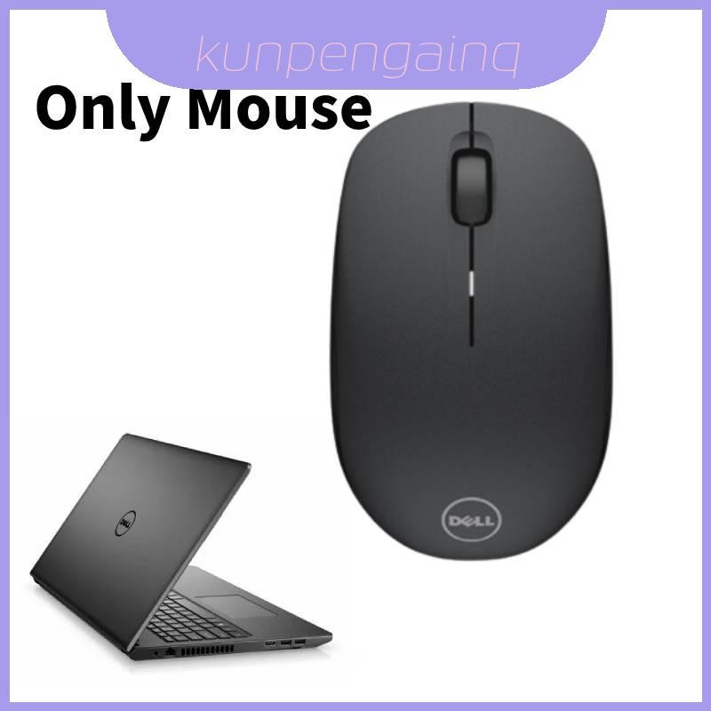 Dell Wireless Wm126 เมาส์สํานักงานประหยัดพลังงานล้อเข้ากันได้เลื่อนสีดํา