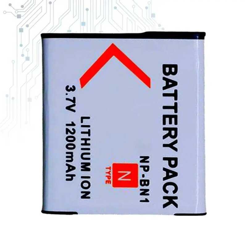 Battery for Sony DSC-W800 DSC-WX220 DSC-W830 DSC-W810 DSC-QX30 DSC-QX100 DSC-QX10 NP-BN1 1200mAh