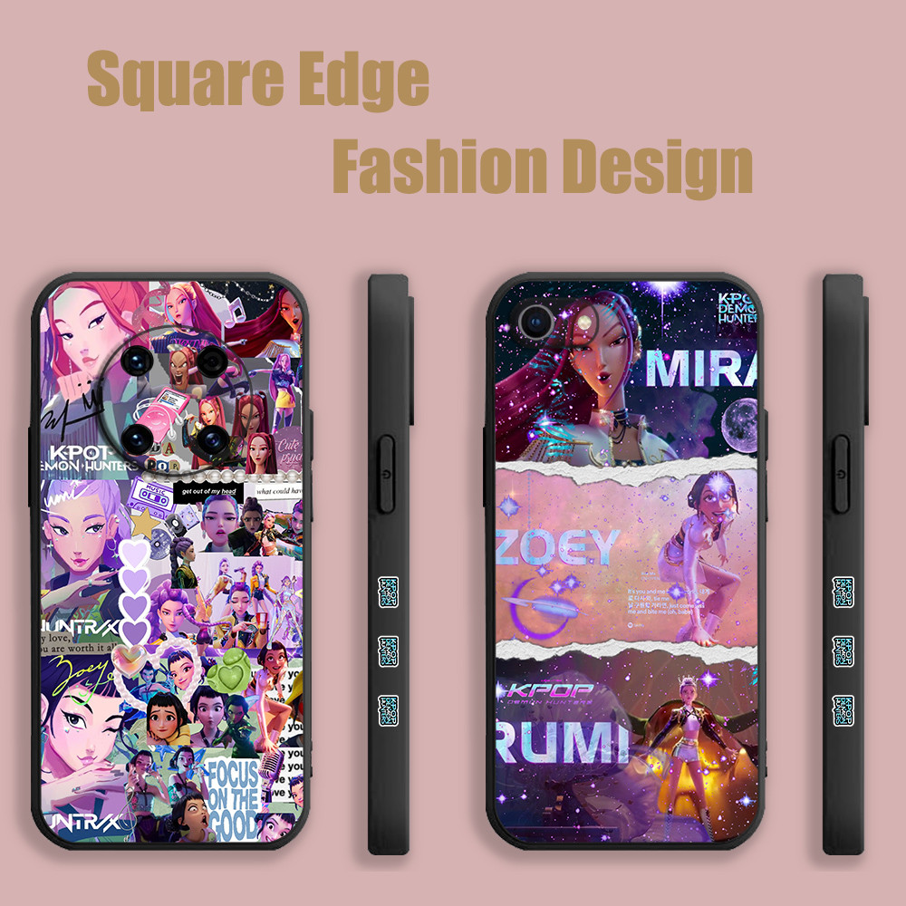ปลอกสําหรับ OPPO A53 A76 A95 A96 A77 Reno6z Reno 7 4G Kpop Demon Hunters Rumi Zoey Mira CBL84 เคสโทร