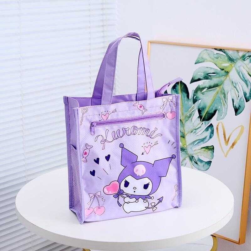 LYS Bag กระเป๋าผ้าใบน่ารัก สไตล์ญี่ปุ่นแบบใหม่กระเป๋าผ้ามือถือสำหรับนักเรียนหญิง 15ลาย Aad