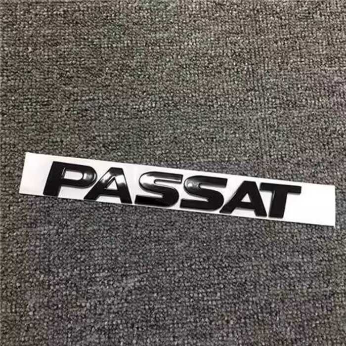 เหมาะสําหรับเซี่ยงไฮ้ Volkswagen Passat B5 Leader โลโก้รถด้านหลังดัดแปลงสีดํา Samurai ด้านหลัง Word 