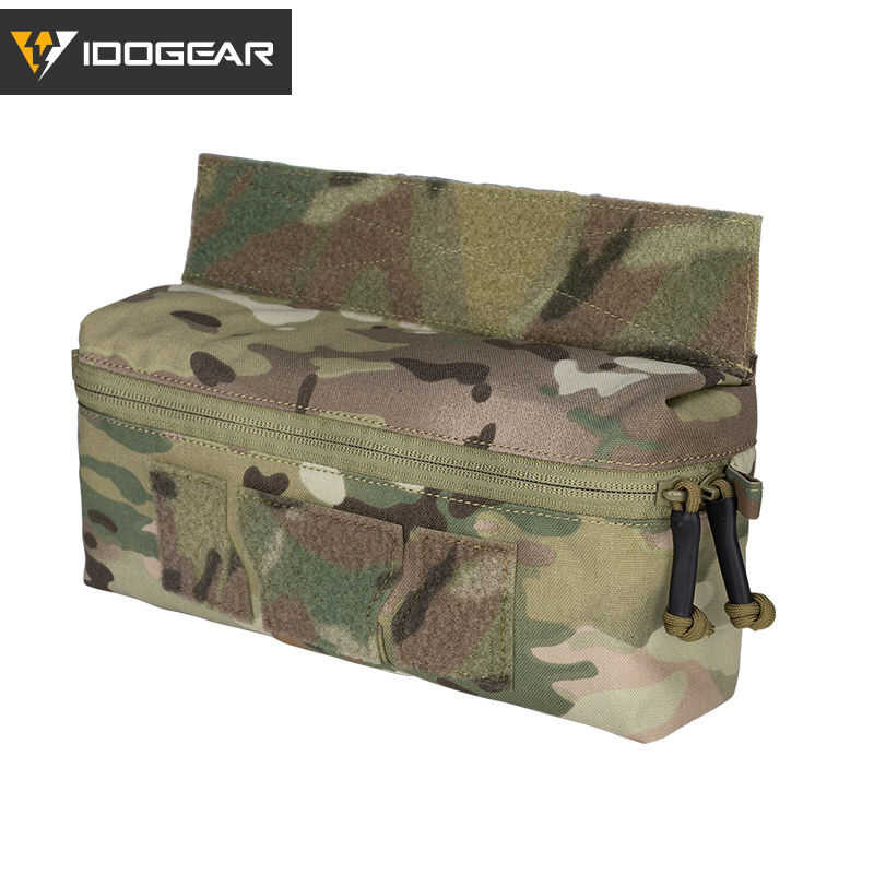 ❤ IDOGEAR ยุทธวิธี Mini Drop กระเป๋าสำหรับ AVS JPC CPC เสื้อกั๊กยุทธวิธี EDC ทหารเอวกระเป๋า Com
