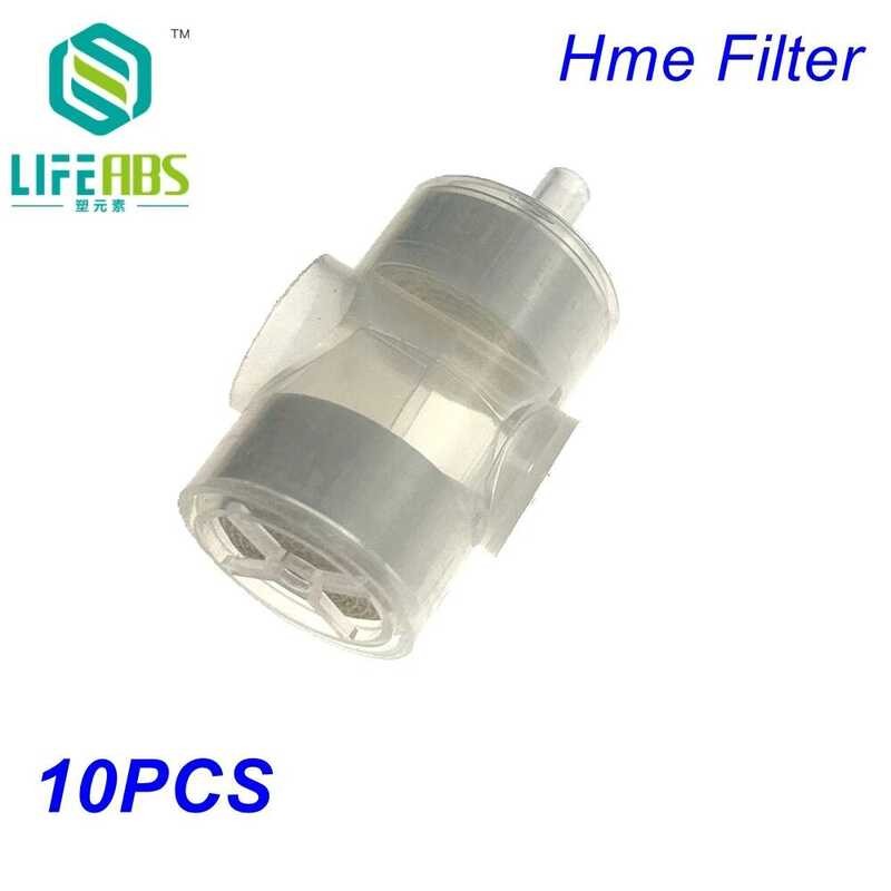 10 ชิ้นใช้งานร่วมกับ Vent Hme Filter ทิ้งฆ่าเชื้อความร้อนเครื่องแลกเปลี่ยนความชื้น Hme กรอง Tracheo