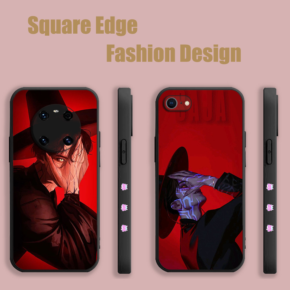 ปลอกสําหรับ OPPO A53 A76 A95 A96 A77 Reno6z Reno 7 4G KPop Demon Hunters กระดาษโปสเตอร์ตัวอักษร XWC8