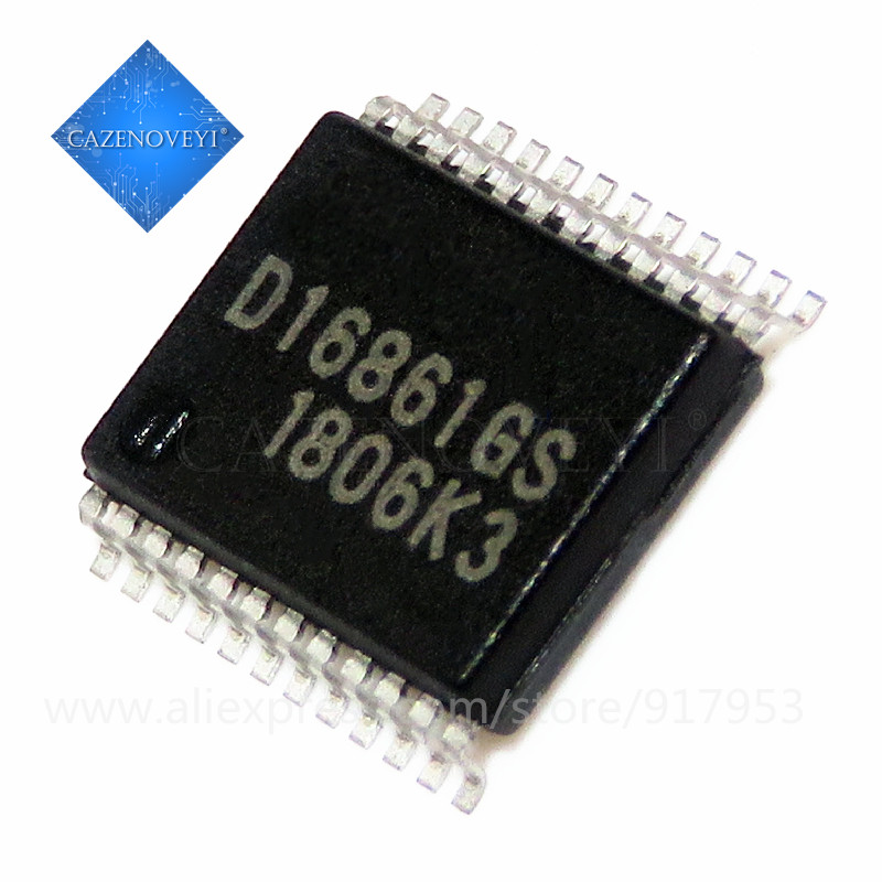 2 ชิ้น D16861GS SSOP24 D16861 SSOP 16861GS SMD SOP SMD ในสต็อก