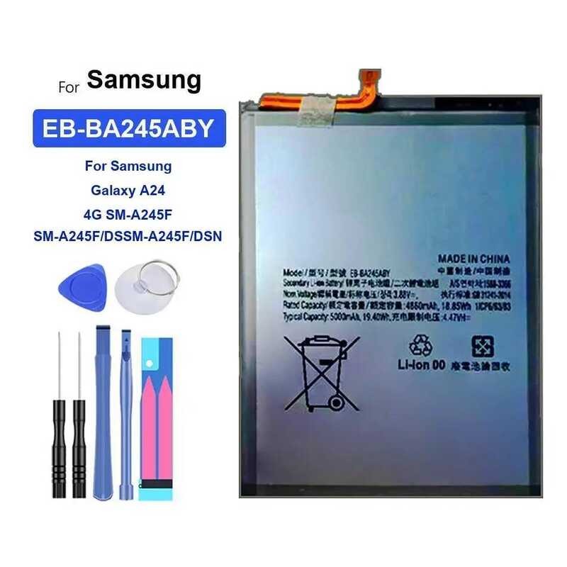 Battery EB-BA245ABY 5000mAh For Samsung Galaxy A24 4G SM-A245F SM-A245F/DSSM-A245F/DSN