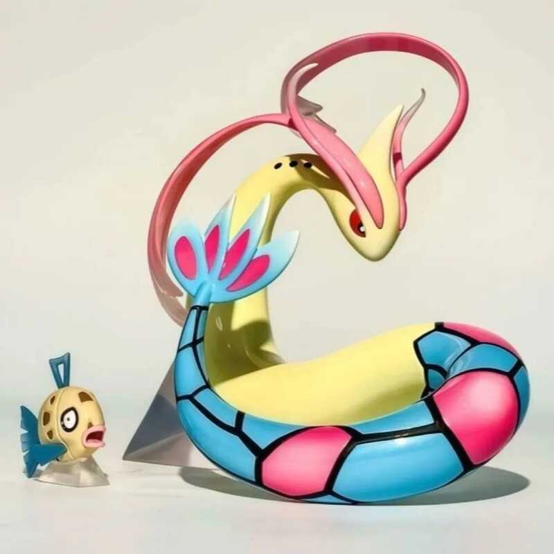 C 3-12Cm Anime Figure Milotic Evolutionary Combination Action Figures Pvc Statue Desop Ornamen Coll
