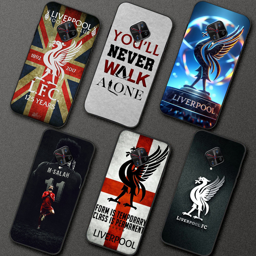 Vivo S1 Pro Y9S X50 Lite SX27 Liverpool Soft เคสโทรศัพท์สีดําเคสป้องกัน