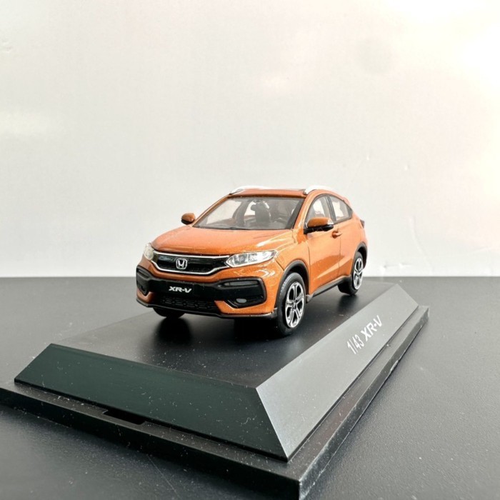 1: 43 โรงงานเดิม Dongfeng HONDA 2015 XRV สีส้ม HONDA XR-V รถจําลองรุ่นเครื่องประดับ