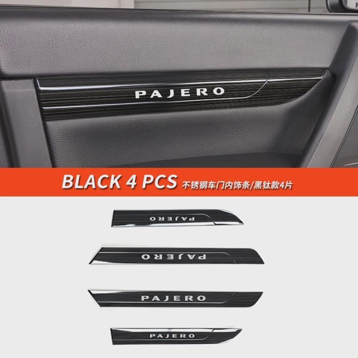 For Mitsubishi Pajero accessories v93v97v98 stainless steel door trim strip Pajero Montero modified