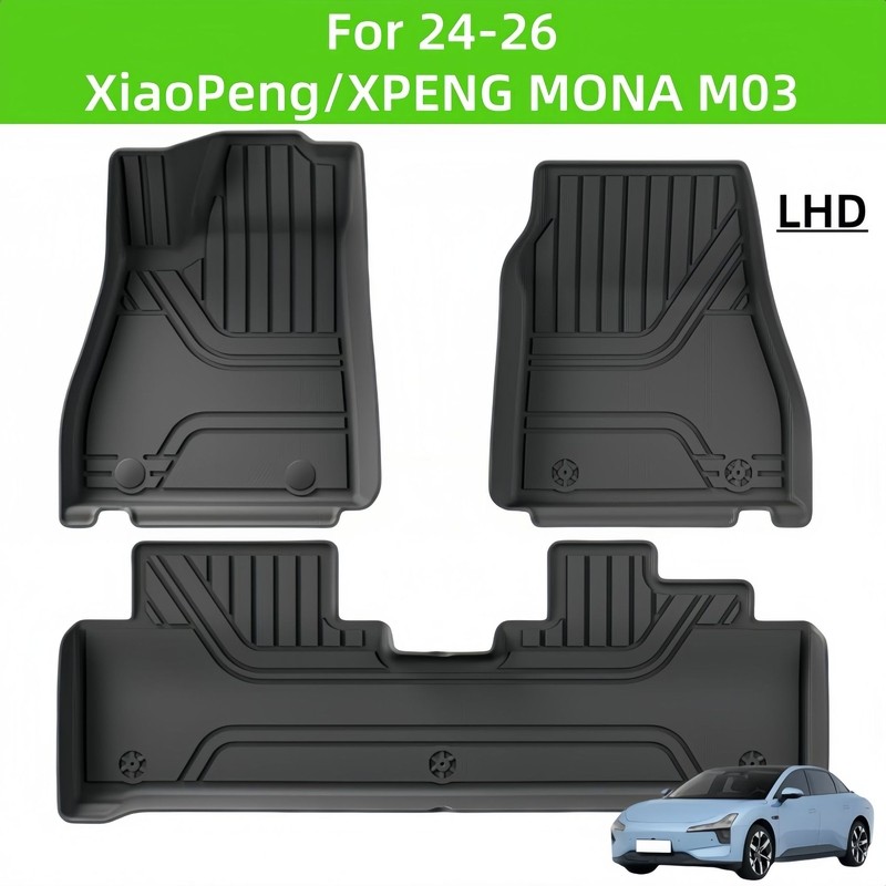 For24-26 XPENG/XiaoPeng MONA M03 TPE พรมปูพื้นรถยนต์