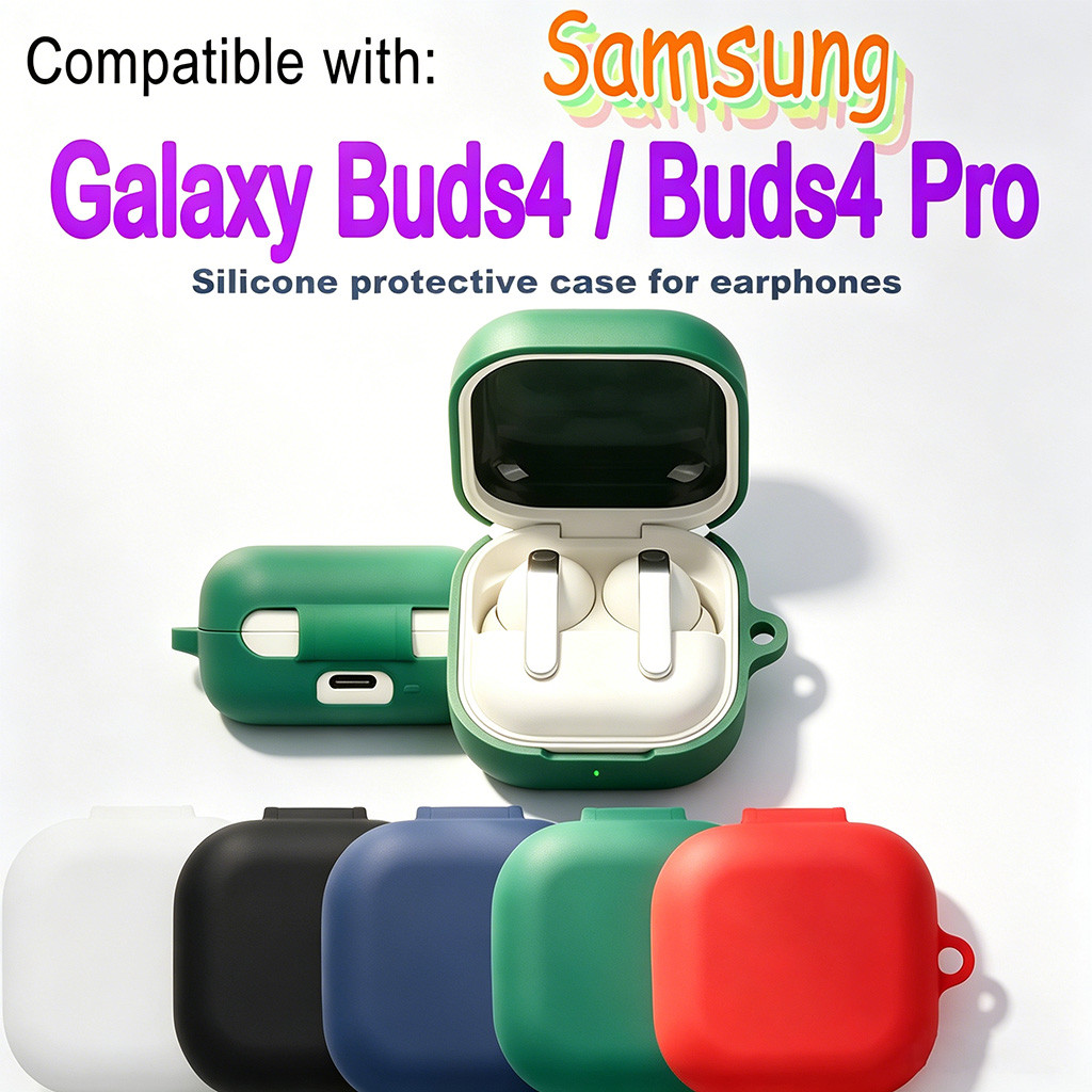 สําหรับ Samsung Galaxy Buds4 Buds4 Pro Earbuds Case เคสกันกระแทกพร้อมพวงกุญแจ