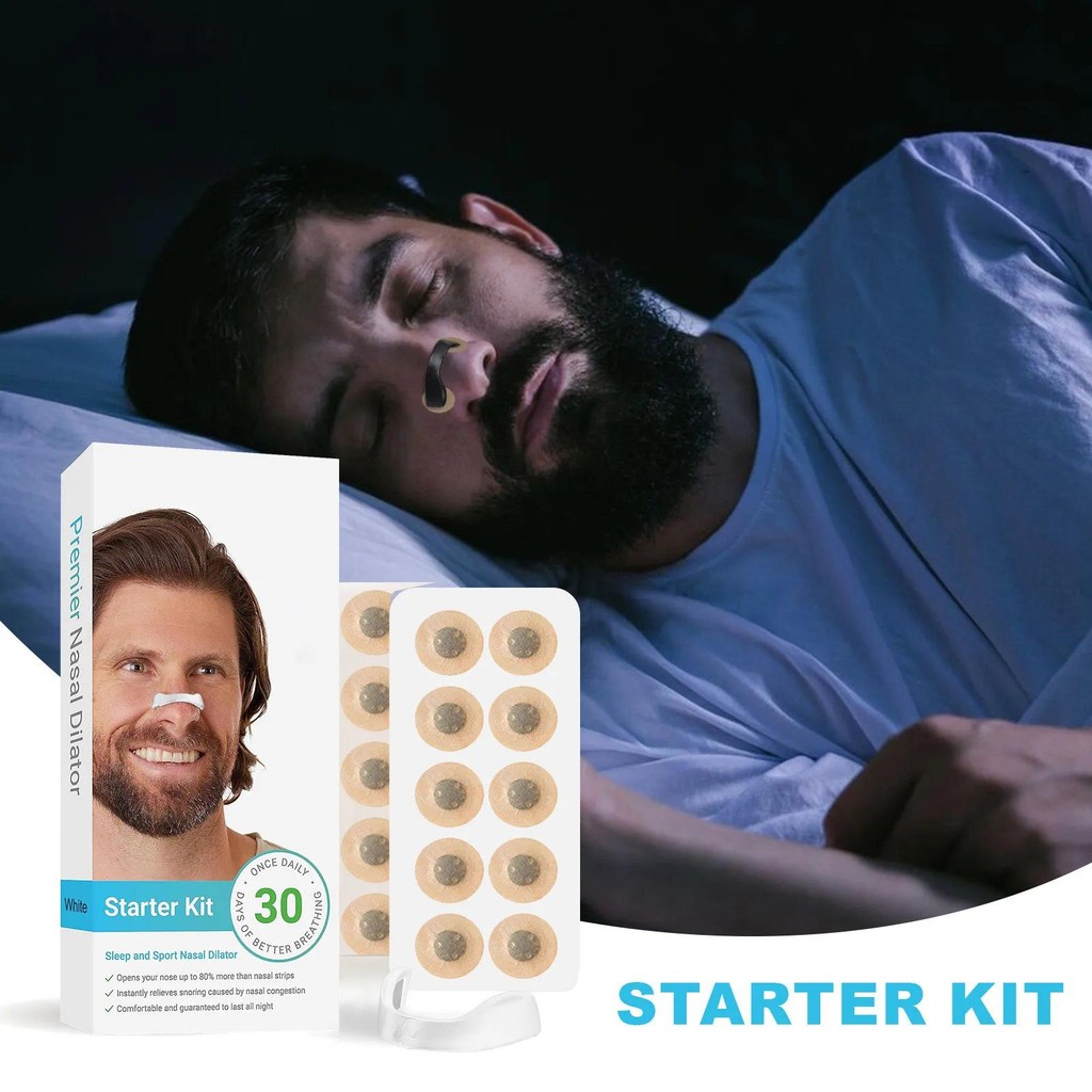 Nasal Dilator Sleep Nasal Strips Nose Breathe Better Sleeping Anti Snoring Magnetic Nose Clip Sports