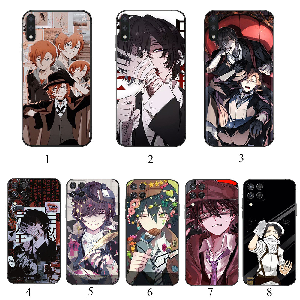 Huawei Y5P Y6P Y8P Y7A Y9A Y8S Y9S Y6 Y7 Y9 Prime 2019 W5 Bungou Stray Dogs เคสโทรศัพท์สีดํานุ่ม