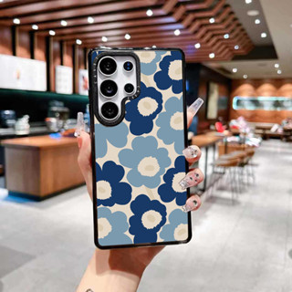Simple Blue Florals สําหรับ Galaxy S23FE S24FE S23ULTRA S24U…
