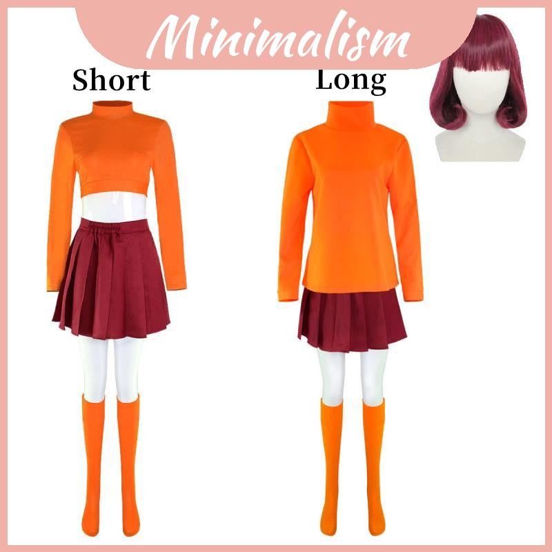 ชุดคอสเพลย์ Scooby-Doo และ Velma สำหรับผู้ใหญ่