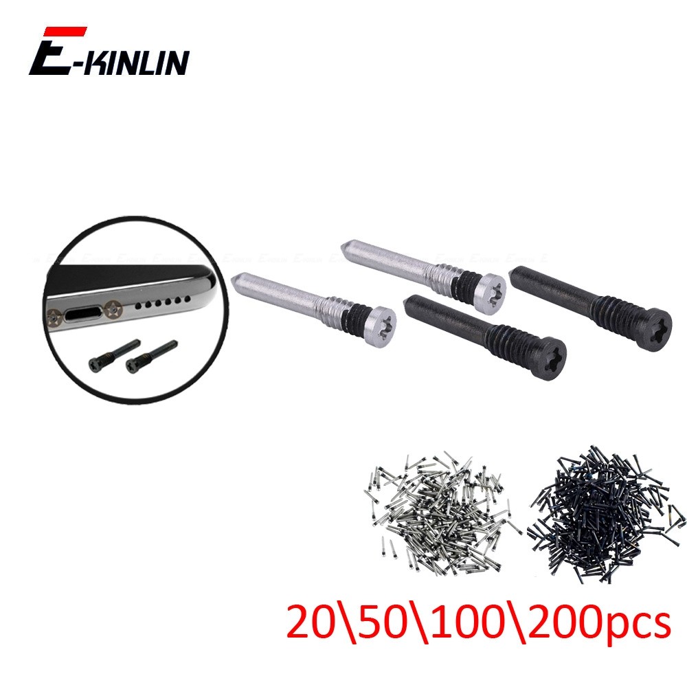 ปลั๊ก Dock Connector สกรูด้านล่างสําหรับ IP 11 12 13 mini 15 14 16 Plus Pro Max สกรูห้าดาว