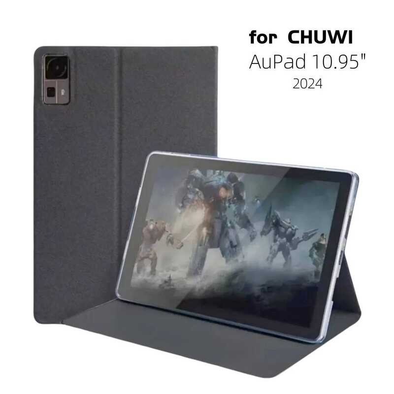 ธุรกิจสําหรับ Chuwi AuPad 10.95 "แท็บเล็ต PU หนัง Folio ขาตั้งหลายมุมพร้อม Auto Wake/Sleep เกราะป้อง