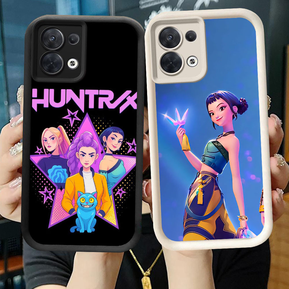 TS-26 K-Pop Demon HuntersปลอกกันกระแทกสําหรับOPPO F21 F21S Reno 7 7Z 8 8Z Realme C71 C73 14X Lite Pr
