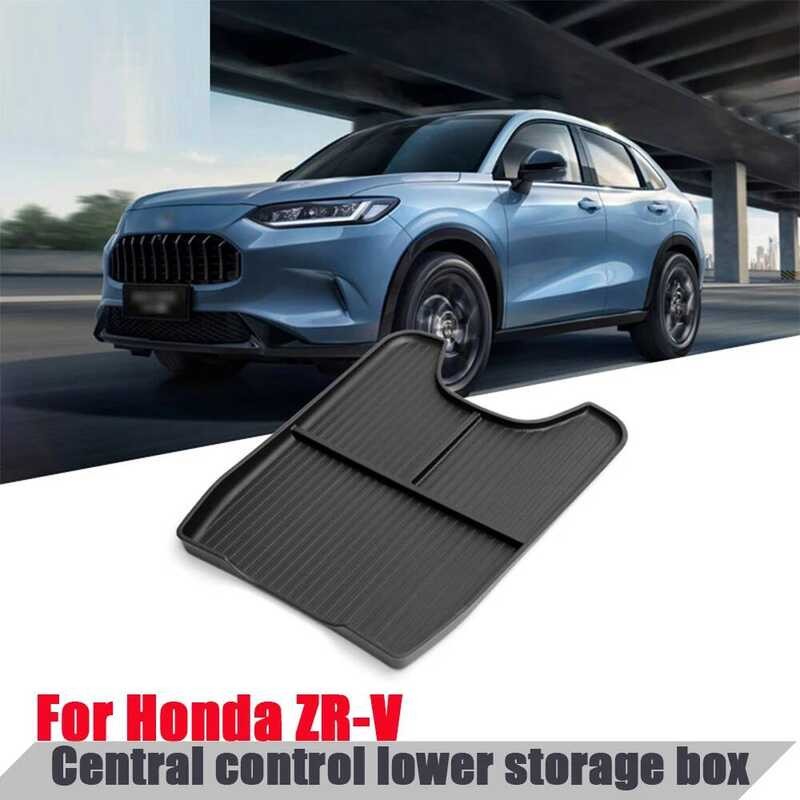 TPE รถคอนโซลกลาง Lower ถาด Organizer สําหรับ Honda HRV ZRV 2023-2024 อุปกรณ์เสริมอัตโนมัติ