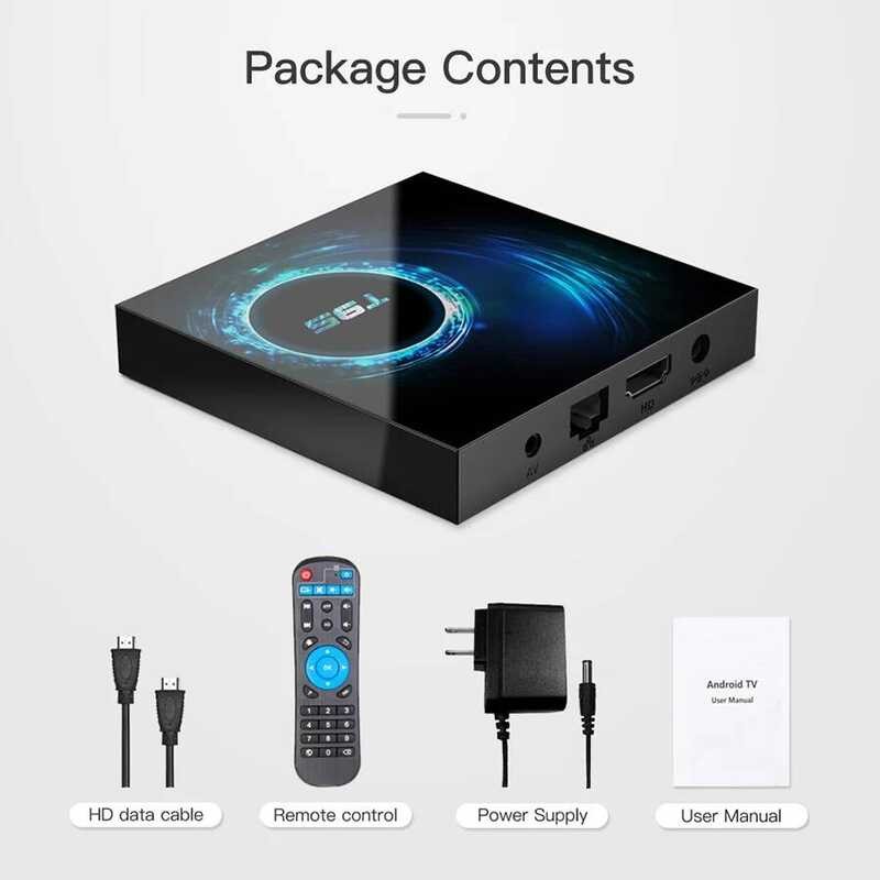 ▥ T95 H616สมาร์ท TV Android 10 Wifi สนับสนุน BT 6K 3D Youtube Google Play 4G 64Gb ชุด Top Box 3