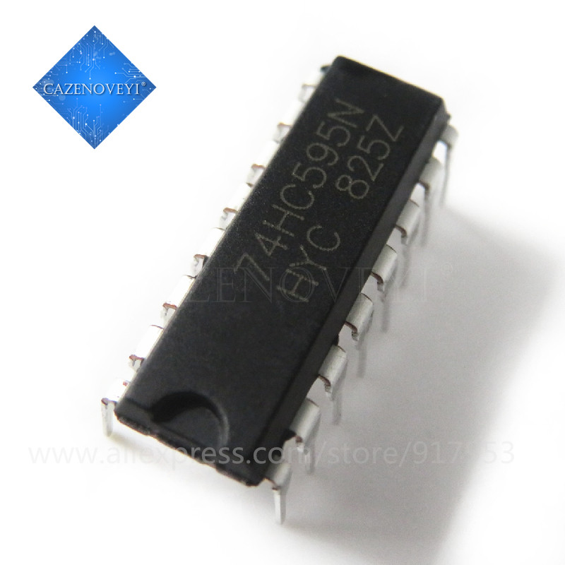 10 ชิ้น SN74HC595N SN74HC595 74HC595N 74HC595 DIP-16 ใหม่ใน