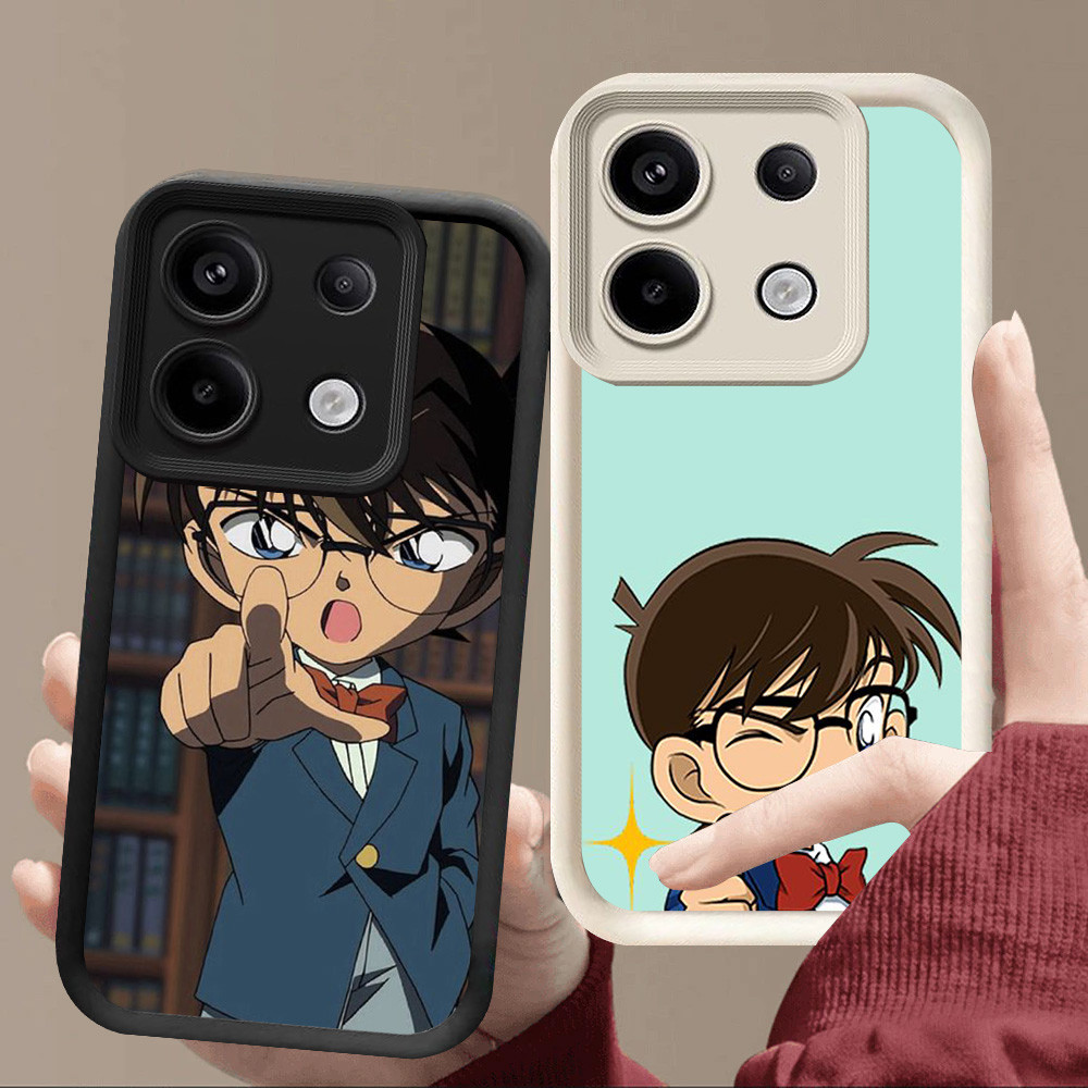 R97 Detective Conan Casing สําหรับ Infinix Note 40 40S Pro Plus 5G สีดําและสีขาว