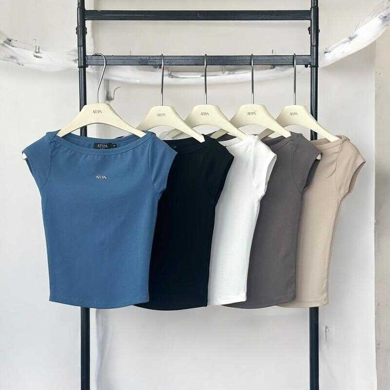 ATIPA - Kivra Top เสื้อคอปาด ยืดนุ่มเด้ง ผ้าใส่สบาย 84E