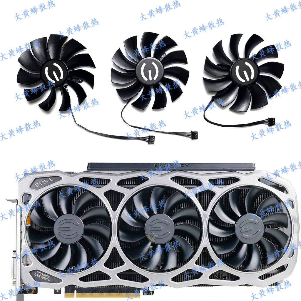 EVGA/EVGA/GTX1080ti FTW3 กราฟิกการ์ดพัดลมระบายความร้อน PLA09215B12H