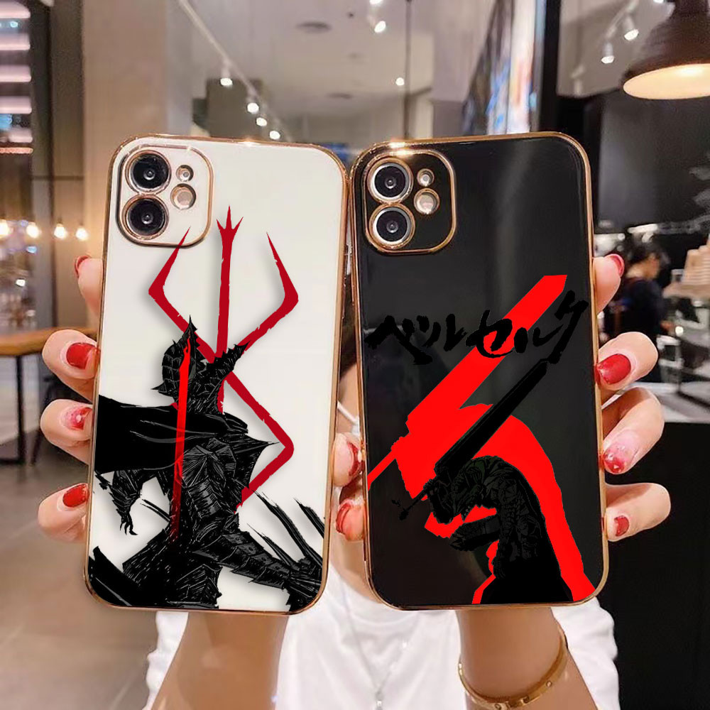 อะนิเมะ Berserk Guts Dragon Smooth E-TPU สําหรับ OPPO RENO 2F 2Z 5 5F 6 7 7Z 8 8Z 8T 10 11 11F 12 12
