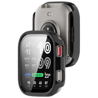 Hard Shell Glass Screen Protector สําหรับ Amazfit Bip Max Full Frame สําหรับ amazfit bip max สมาร์ทนาฬิกากันชนป้องกัน
