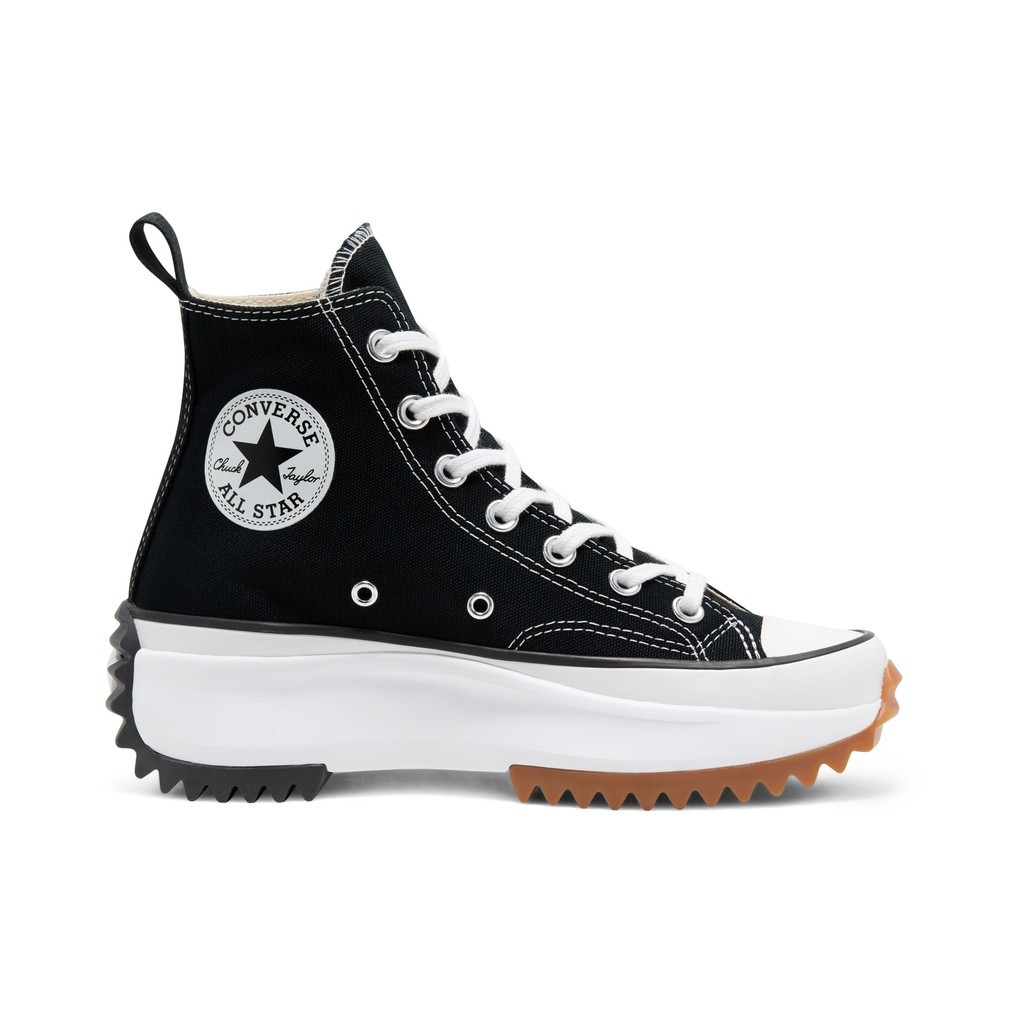 ♞,♘,♙CONVERSE รองเท้าผ้าใบ รุ่น RUN STAR HIKE HI BLACK - 166800CU_H0BKXX - สีดำ UNISEX 2025