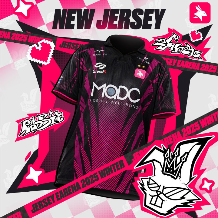 เสื้อยืดสำหรับEArena E-sport 2025 แห้งเร็ว พริ้นต์ลาย Sublimation เหมาะสำหรับเกมเมอร์ MLBB, PUBG, Fr