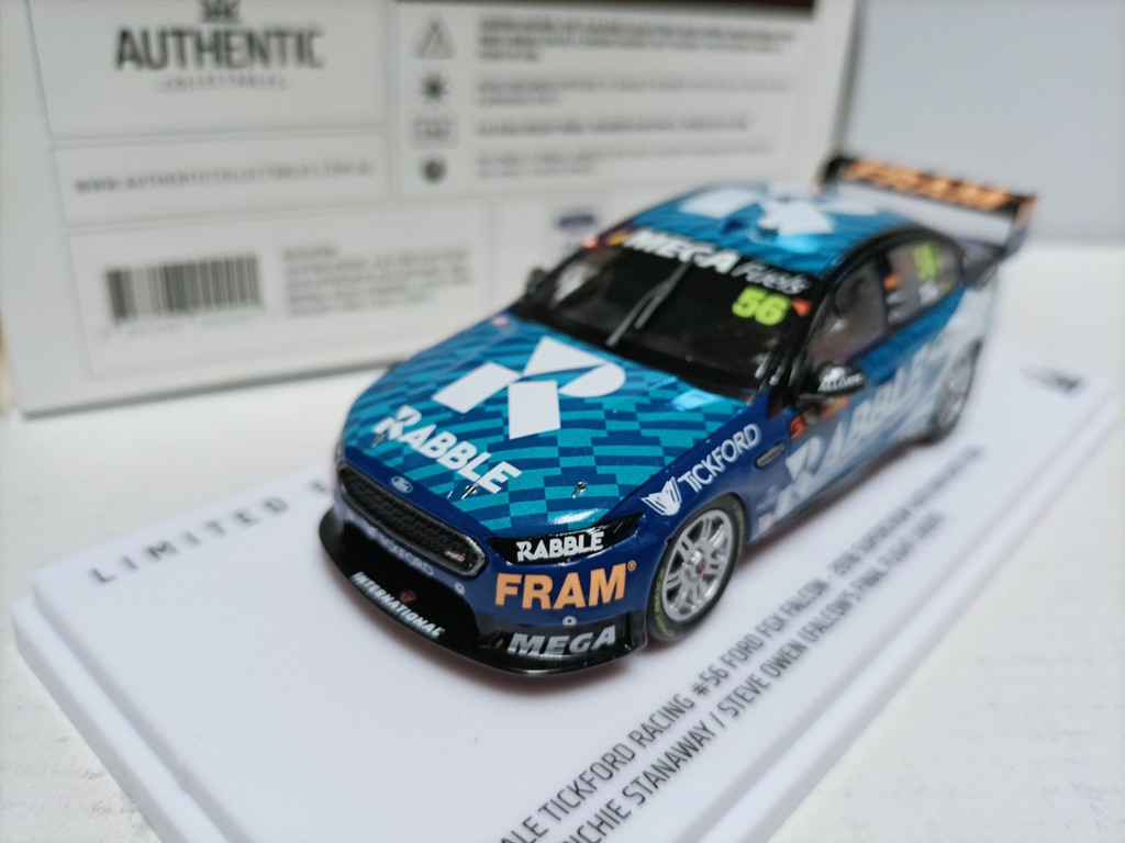 ของแท้ 1 43 福特赛车模型Tickford Ford FGX Falcon 2018