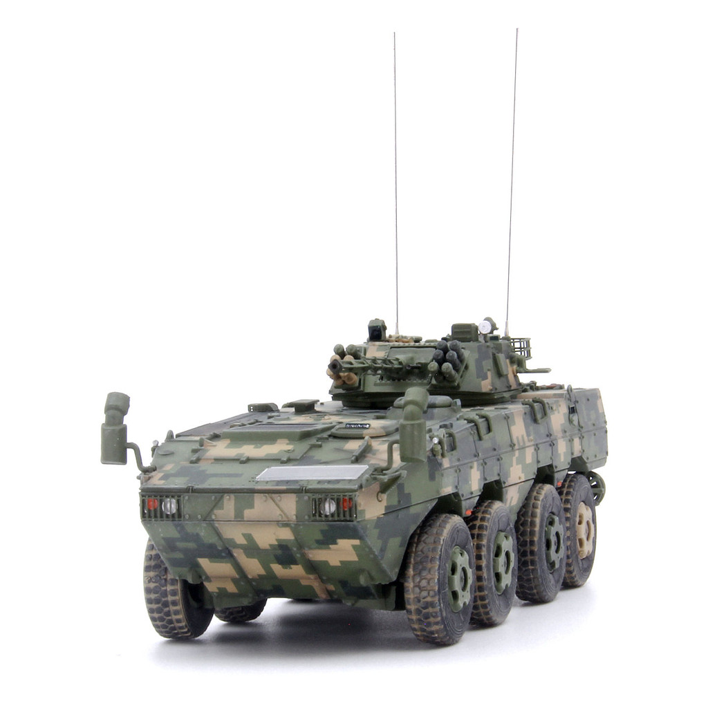 UNISTAR China ZBL-08 ล้อ Infantry Chariot Jungle Digital Camouflage Big แปดล้อสําเร็จรูปรุ่น 1/72