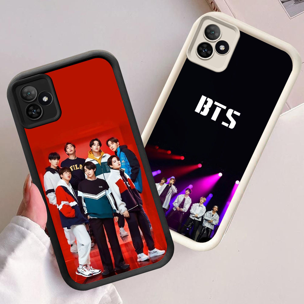 YS-29 BTS ARMY ปลอกซิลิโคนอ่อนนุ่มสําหรับ Realme C53 C63 C61 C51 GT SE NEO6 6 หมายเหตุ 50 60 Narzo N