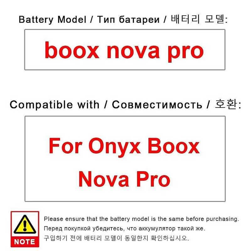 Battery nova pro 3000mAh For Onyx Boox Nova Pro