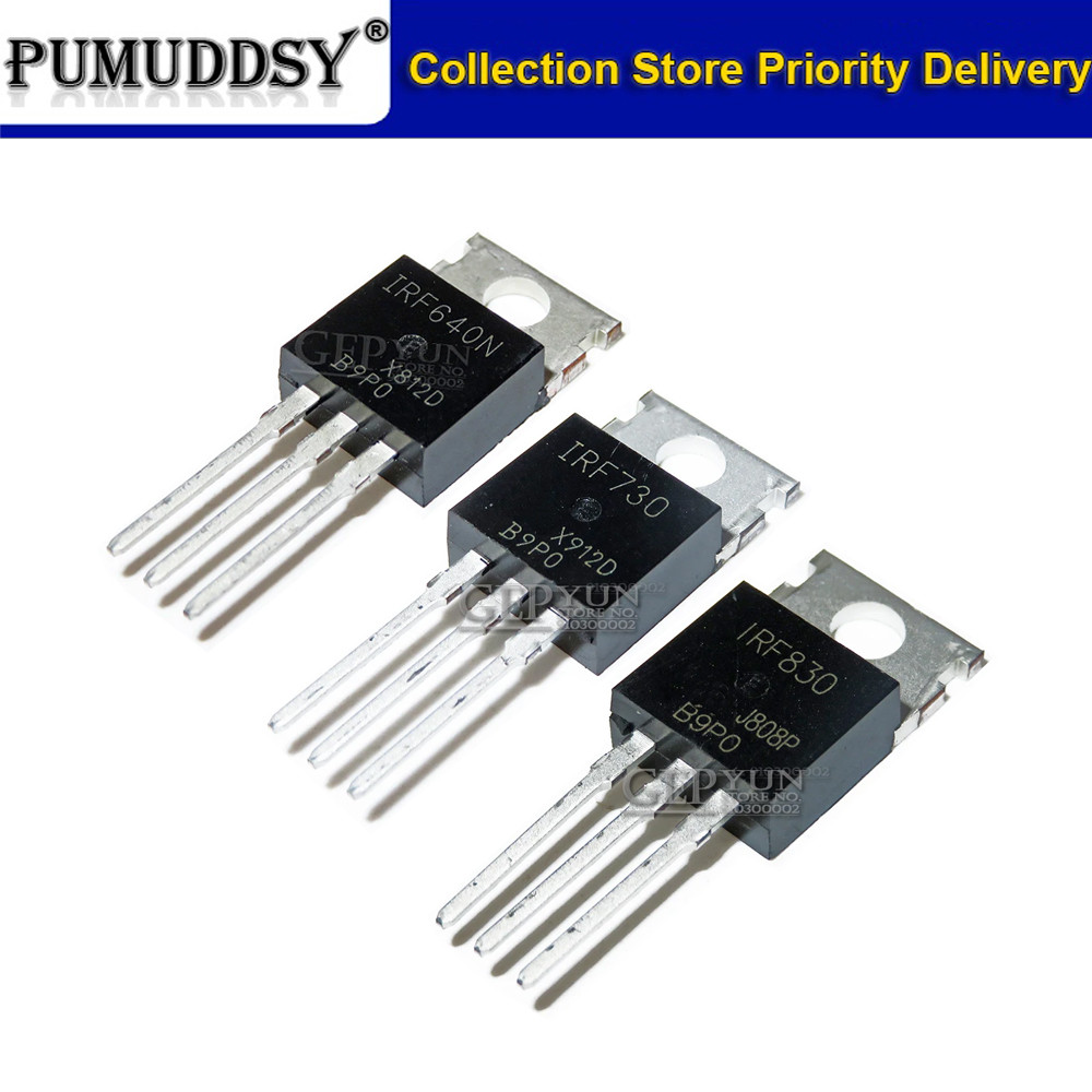 10PCS IRF840 IRF840PBF TO220 TO-220 IRF510 IRF520 IRF530 IRF540 IRF620 IRF630 IRF640 IRF710 IRF730 I