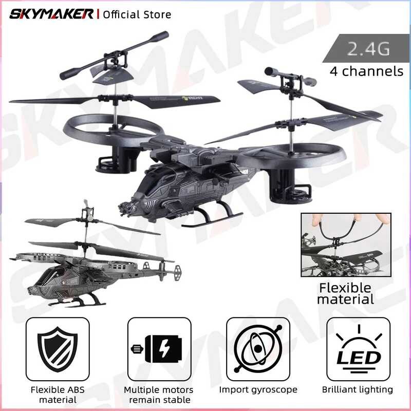 C RC Helicopter Yd713 Yd711s ATTOP 2.4G Fixed Height Precision Gyroscope Drop RC Helicopter Model T