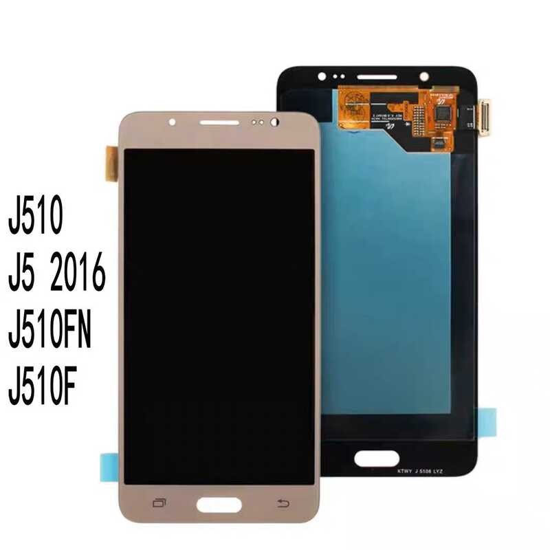 เหมาะสําหรับ Samsung J5 2016 ชุดหน้าจอ Samsung J510/J510F LCD ด้านในด้านนอกจอแสดงผลแบบบูรณาการ
