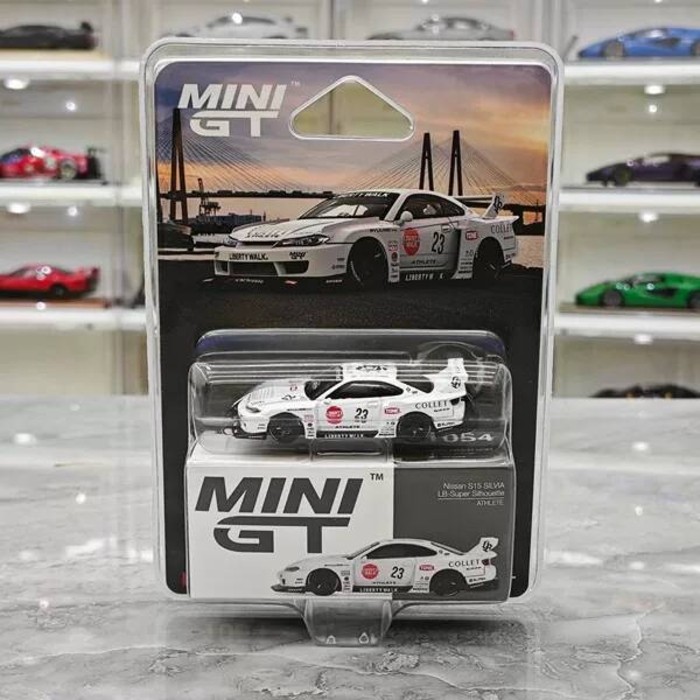 MINI GT 1: 64 #1054 Nissan S15 SILVIA โมเดลรถอัลลอย